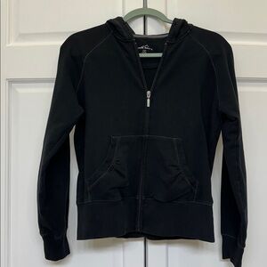 Eddie Bauer Black Full Zip Hoodie Women’s Small